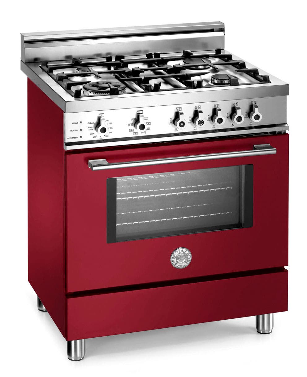 Bertazzoni X304GGVVI Burgundy, Natural Gas
