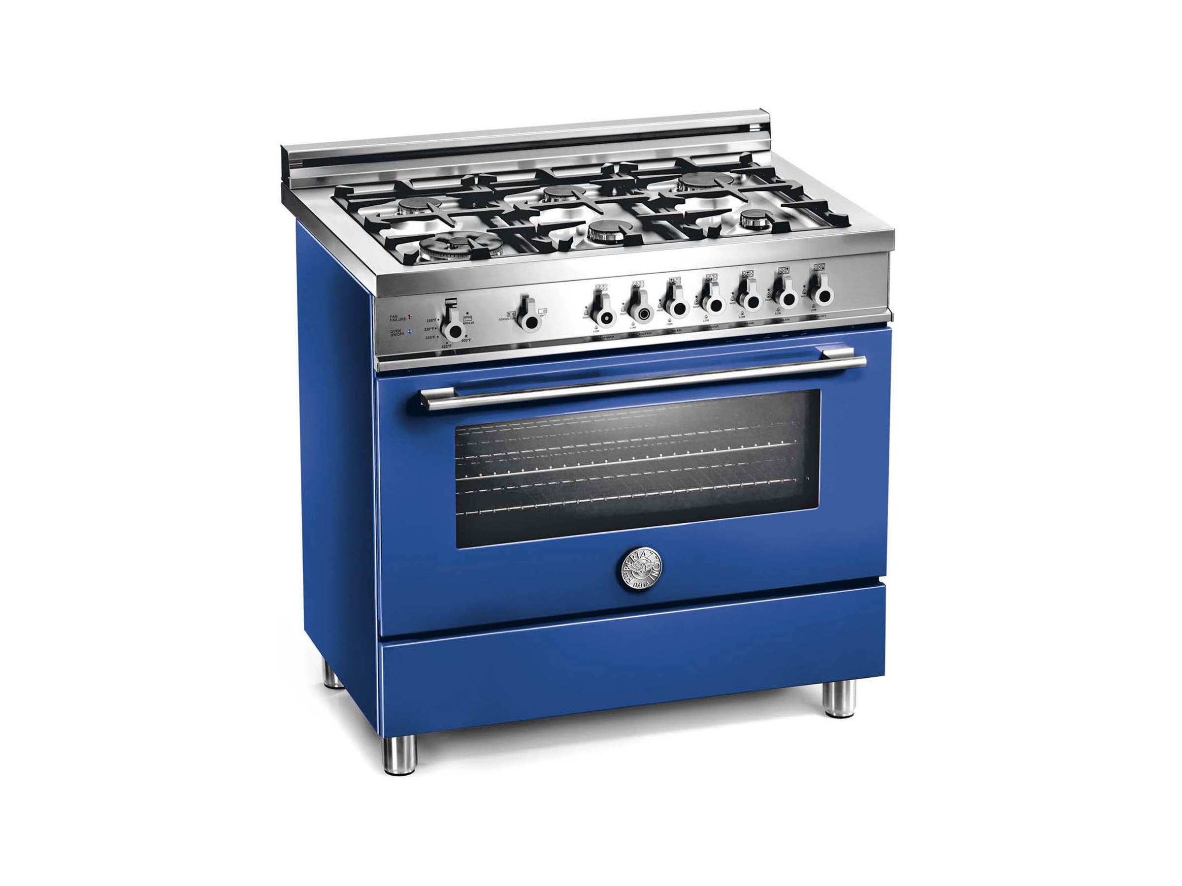 Bertazzoni X366GGVBL Blue, Natural Gas