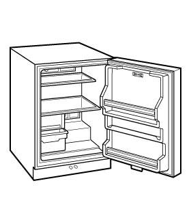 Sub Zero 249RLH Left Hand Hinge