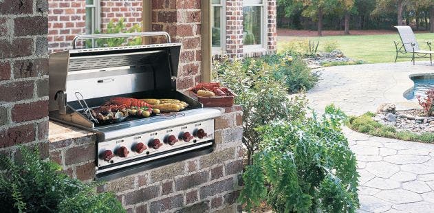 Wolf BBQ36BI 36" Built-In Gas BBQ Grill