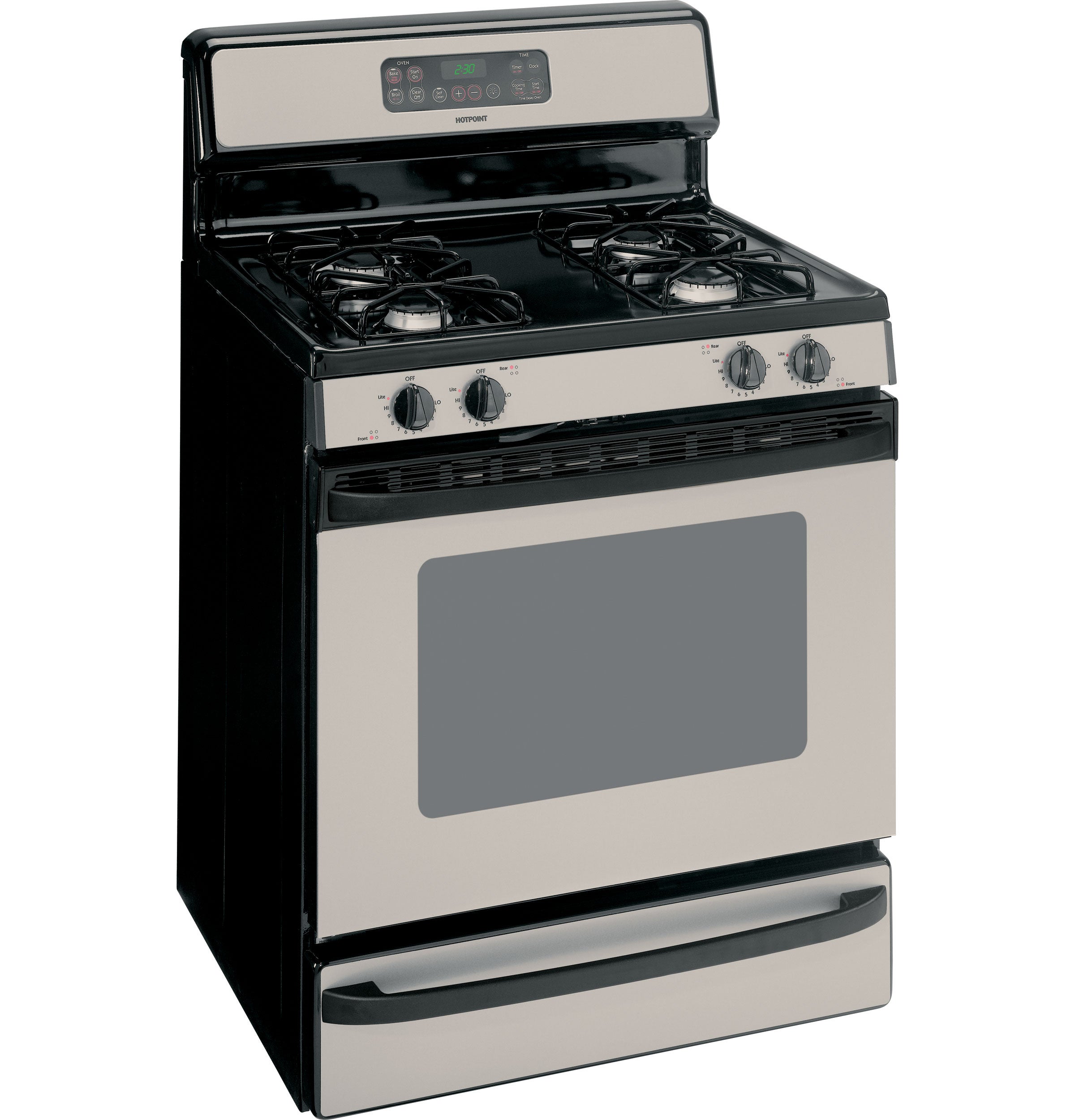 Hotpoint RGB790SEPSA 30" Freestanding Gas Range with 4 Sealed Burners