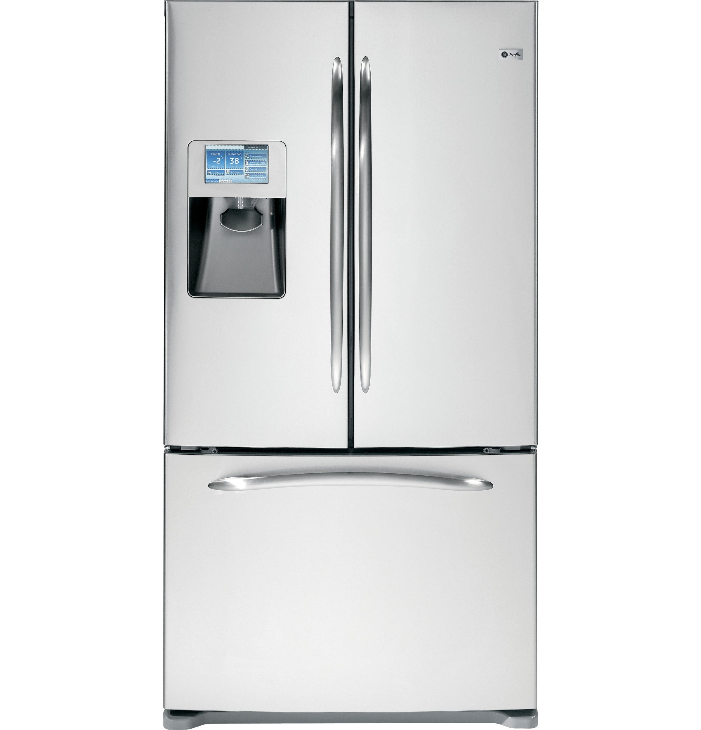 GE PFSS9SKYSS 28.5 cu. ft. FrenchDoor Refrigerator with 4 Glass