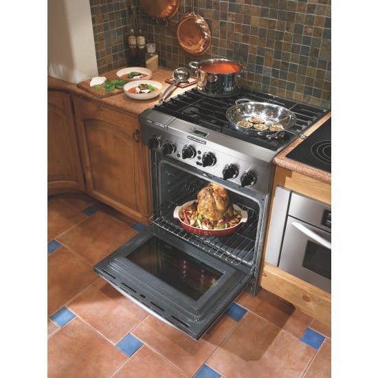 KitchenAid KDRP707RSS 30" Pro-Style Dual Fuel Range