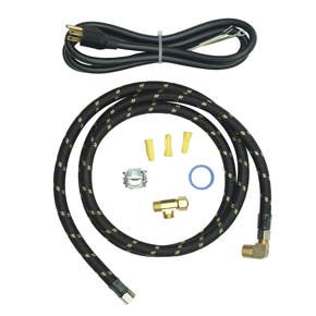 6 ft. Reinforced Braid Dishwasher Hook Up Kit with Cord