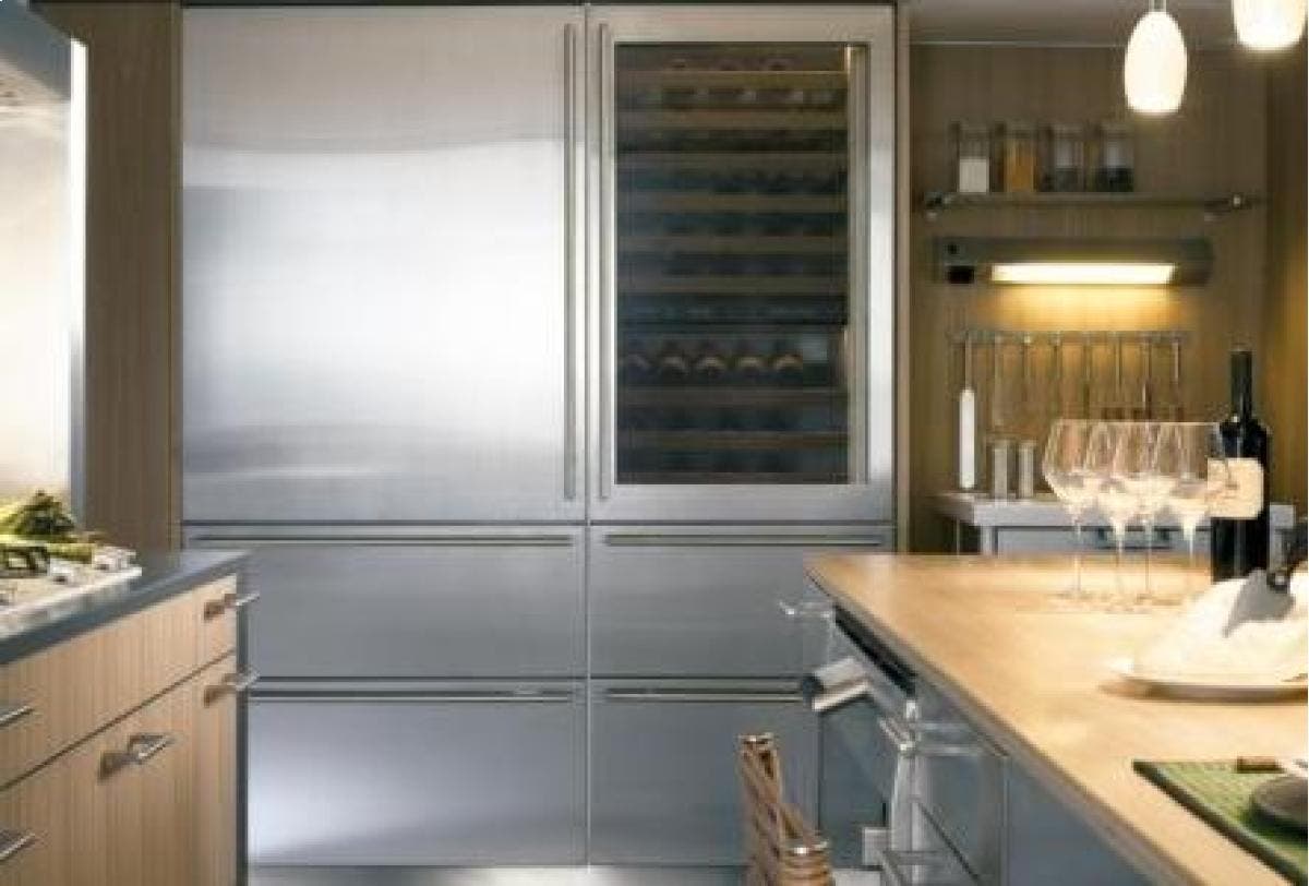 Sub Zero 427RS 27 Inch Built-in Tri Zone Wine/Refrigerator Storag...