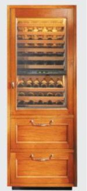 Sub Zero 427RS 27 Inch Built-in Tri Zone Wine/Refrigerator Storag...