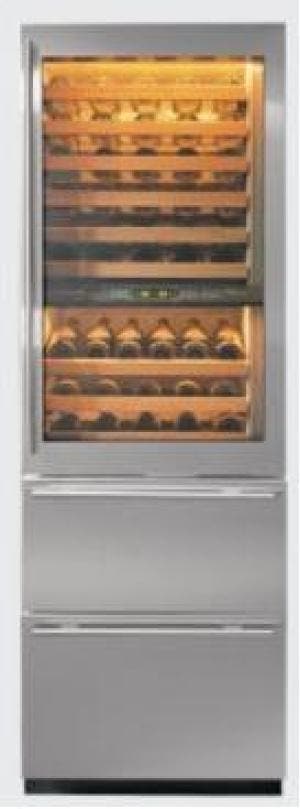 Sub Zero 427RS 27 Inch Built-in Tri Zone Wine/Refrigerator Storag...