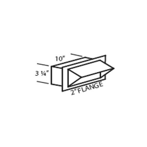 Vent-A-Hood VP560 3-1/4" x 10" Wall Louver