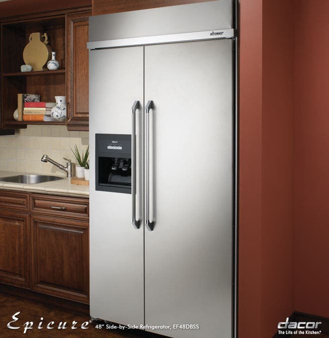 Dacor EF48DBSS Stainless Steel with Ice/Water Dispenser