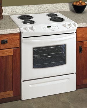 Frigidaire FES355ES White on White