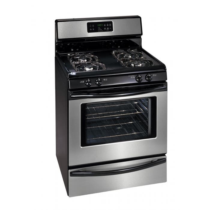 Frigidaire FGF368GC Black with Stainless Steel Door and Trim