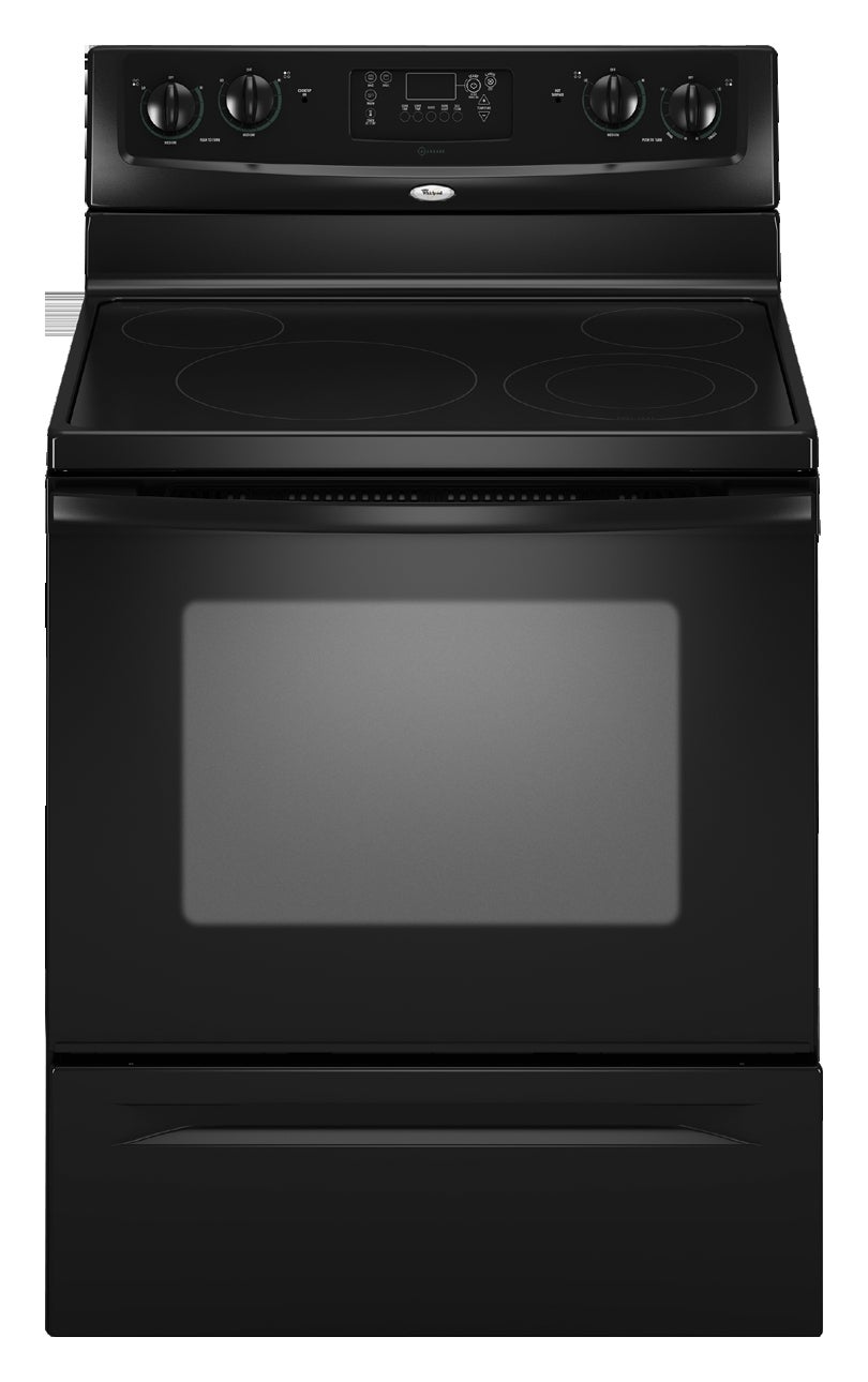 Whirlpool WFE366LVB 30" Freestanding Electric Range with 4 Radiant