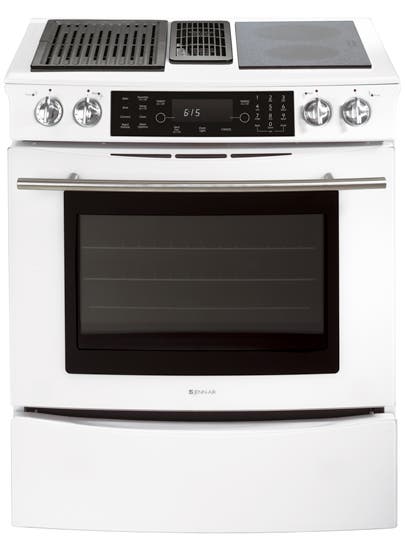 Jenn Air JES9860BAW Floating White Glass