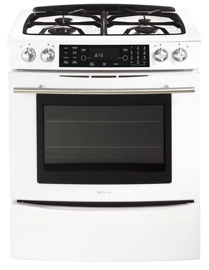 Jenn Air JGS8850BDW White Floating Glass