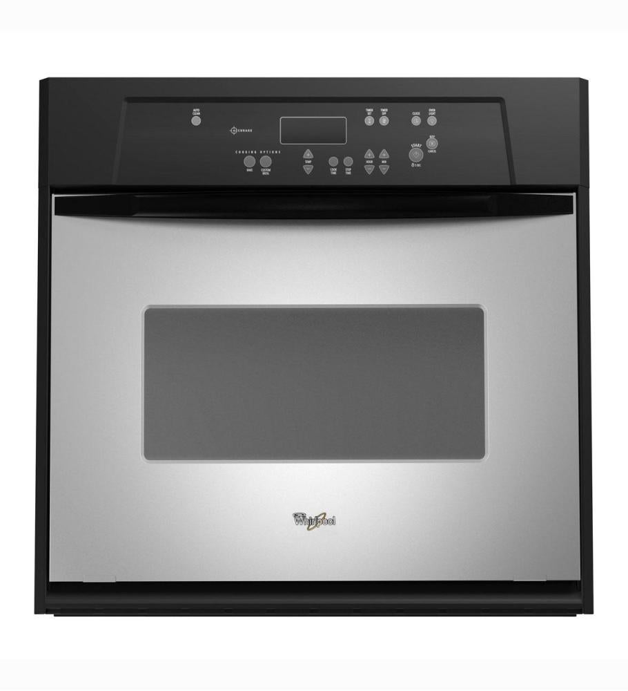 Whirlpool RBS245PRS 24" Single Electric Wall Oven with Large Oven Window & AccuBake System