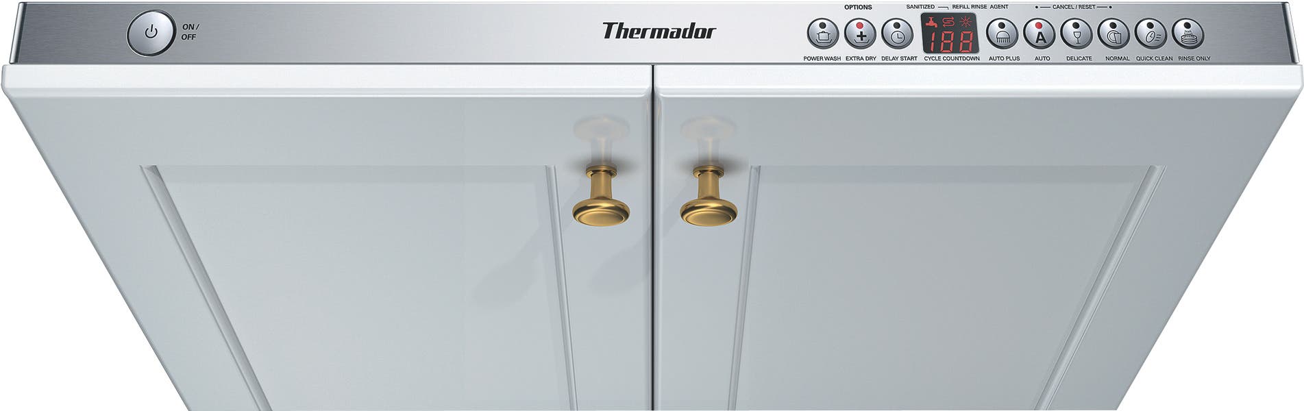 Thermador DWHD630GPR Requires Custom Panel/Handle
