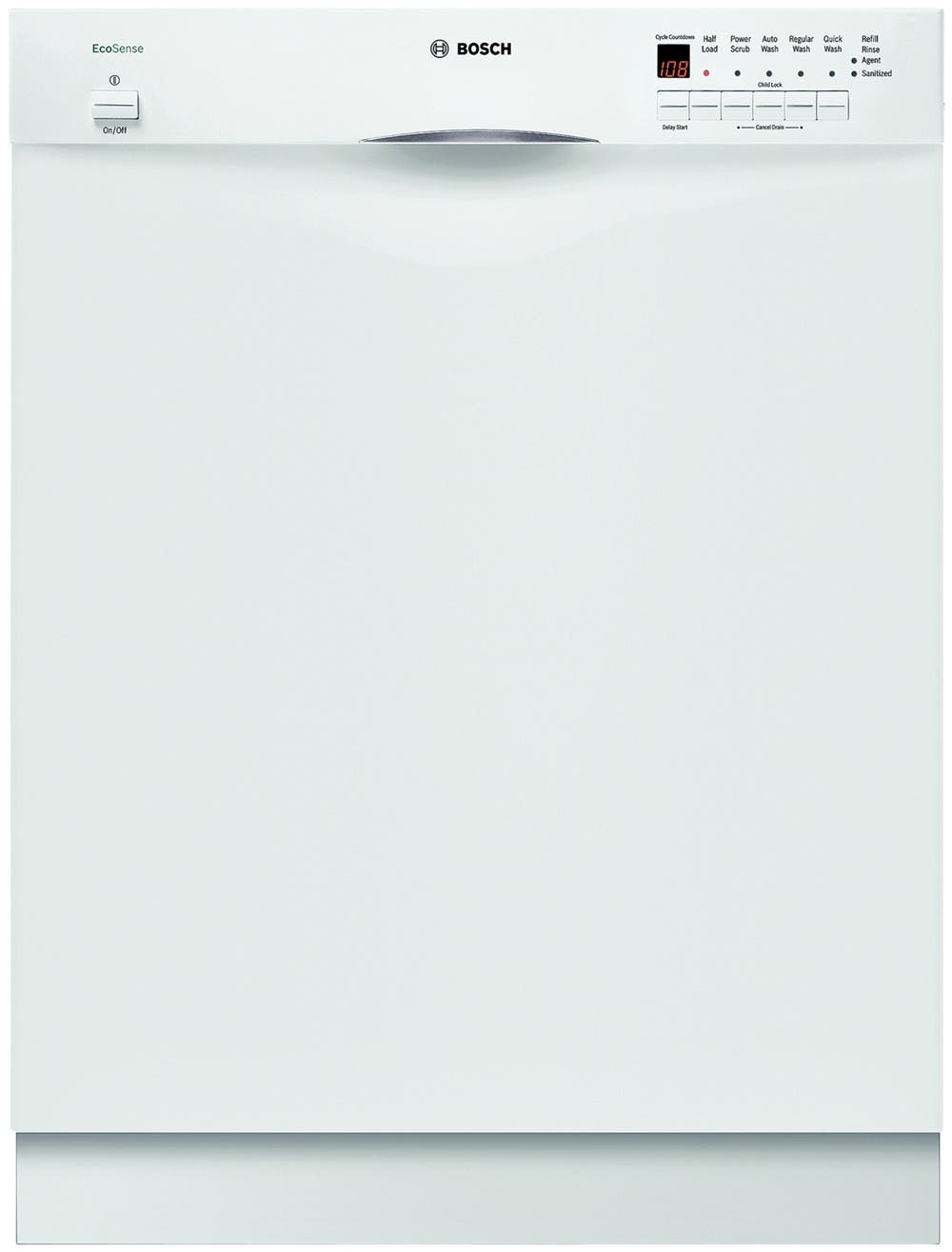 Bosch SHE43P12UC White with White Toe-Kick