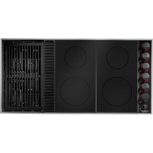 Jenn Air CVEX4370B 43" Modular Triple Electric Downdraft Cooktop with