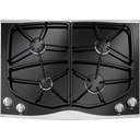 30" Gas Cooktop with 4 Sealed Burners Including 1-15,000 BTU Ultra-High Output Burner & 1-5,000 BTU Simmer Burner and Flame-Sensing Re-Ignition