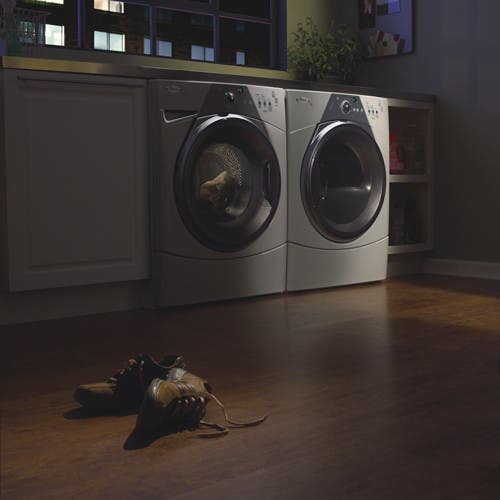 Whirlpool WED8300SW White with Grey Accents