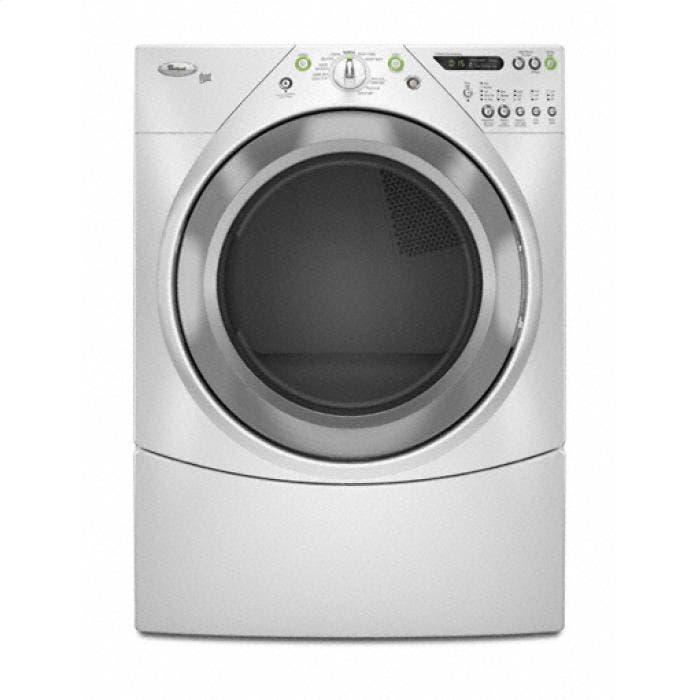 Whirlpool WED9400SW White with Brushed Chrome Accents