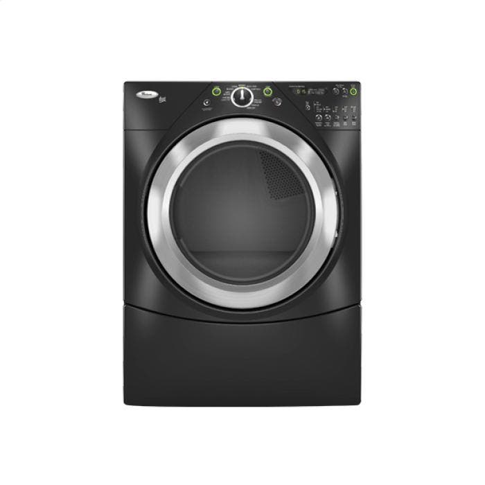 Whirlpool WED9400SB Black with Brushed Chrome Accents
