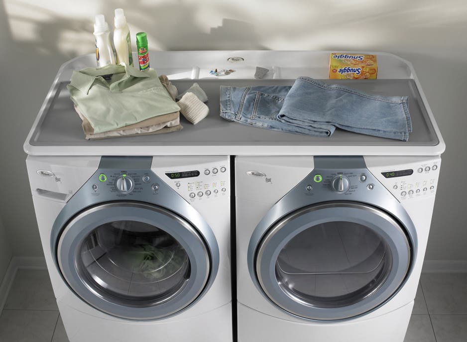 Whirlpool WED9400SZ White with Sapphire Blue Accents
