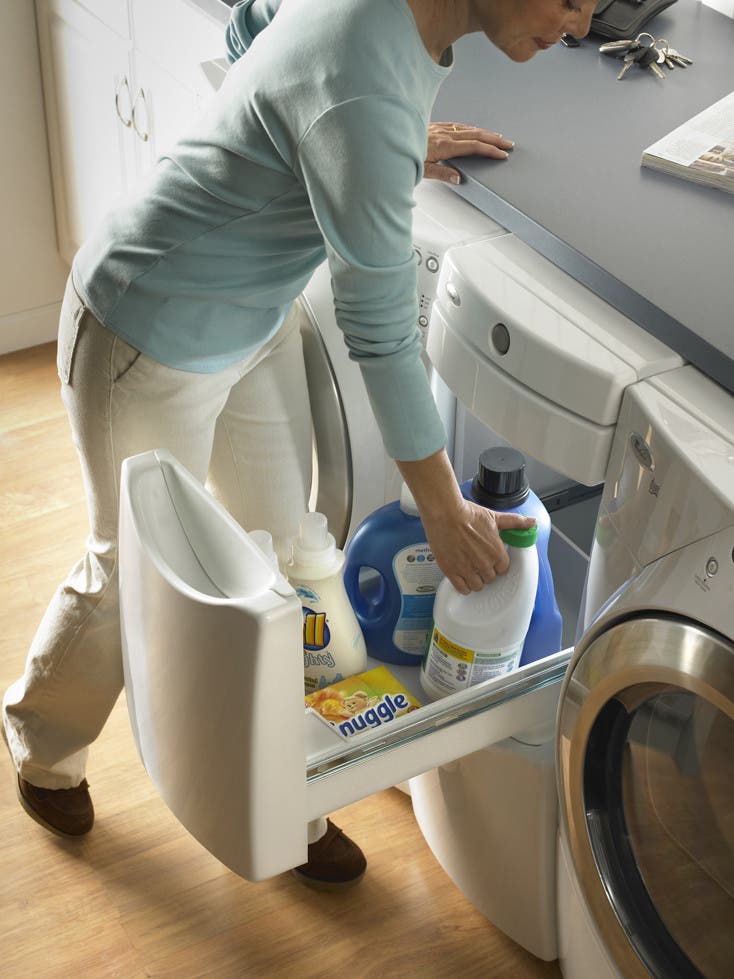 Whirlpool WED9400SZ White with Sapphire Blue Accents