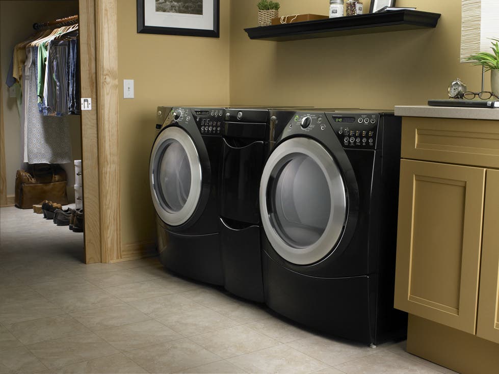 Whirlpool WED9400SB Black with Brushed Chrome Accents