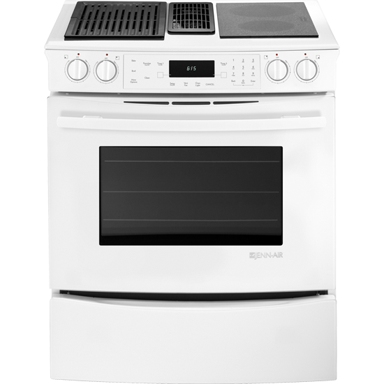 Jenn Air JES9750CAW 30" SlideIn Modular Electric Downdraft Range