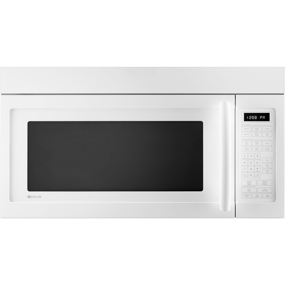 Jenn Air JMV8208DW 30" OverTheRange Microwave Oven White Plesser's Appliances