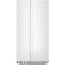 23.8 cu. ft. Counter-Depth Side-by-Side Refrigerator with 4 Glass Shelves, Gallon Door Storage, Humidity-Controlled Crisper, Defrost On Demand, LED Display and Electronic Controls