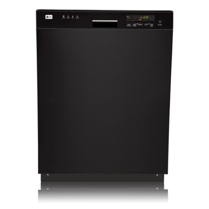 LG LDS4821BB Full Console Dishwasher with 4 Wash Cycles, 3 Spray Arms