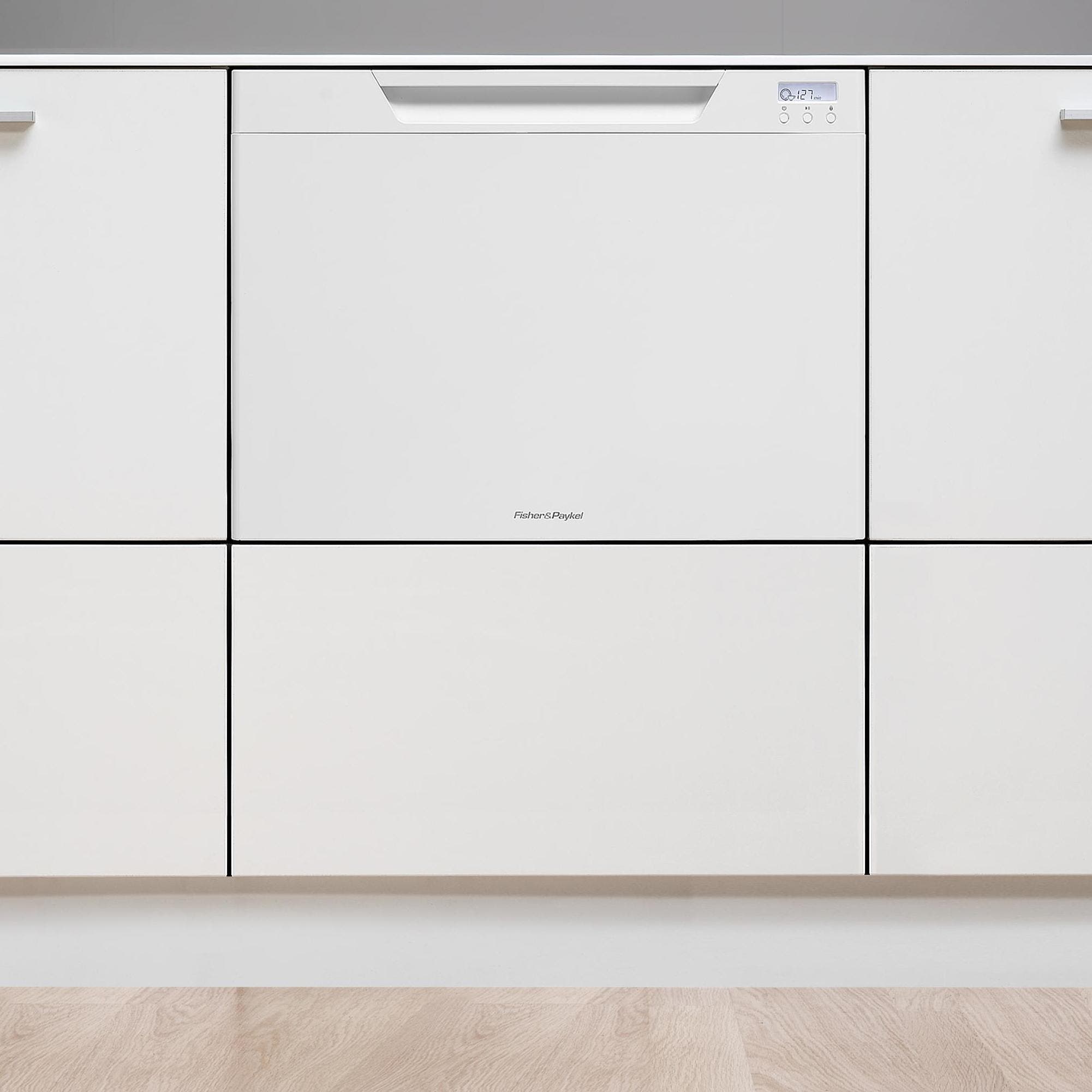 Fisher Paykel DD24SCTW6 White with LCD Display