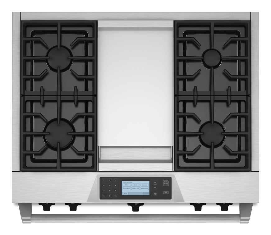 KitchenAid KDRU763VSS 36" Commercial Style Dual Fuel Range - Thumbnail 3