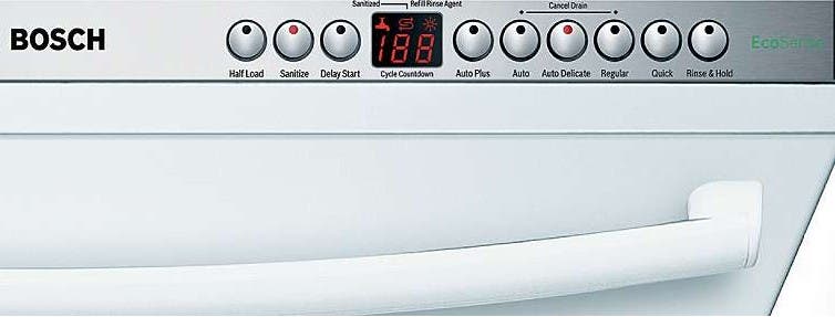 Bosch SHX65P02UC White with White Toe-Kick