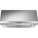 42" Under Cabinet Canopy Hood with 600 CFM Internal Blower, 3 Halogen Cooktop Lights, Stainless Steel Commercial-Style Design, 3-Speed Fan and Dishwasher-Safe Heavy-Duty Baffle Filters