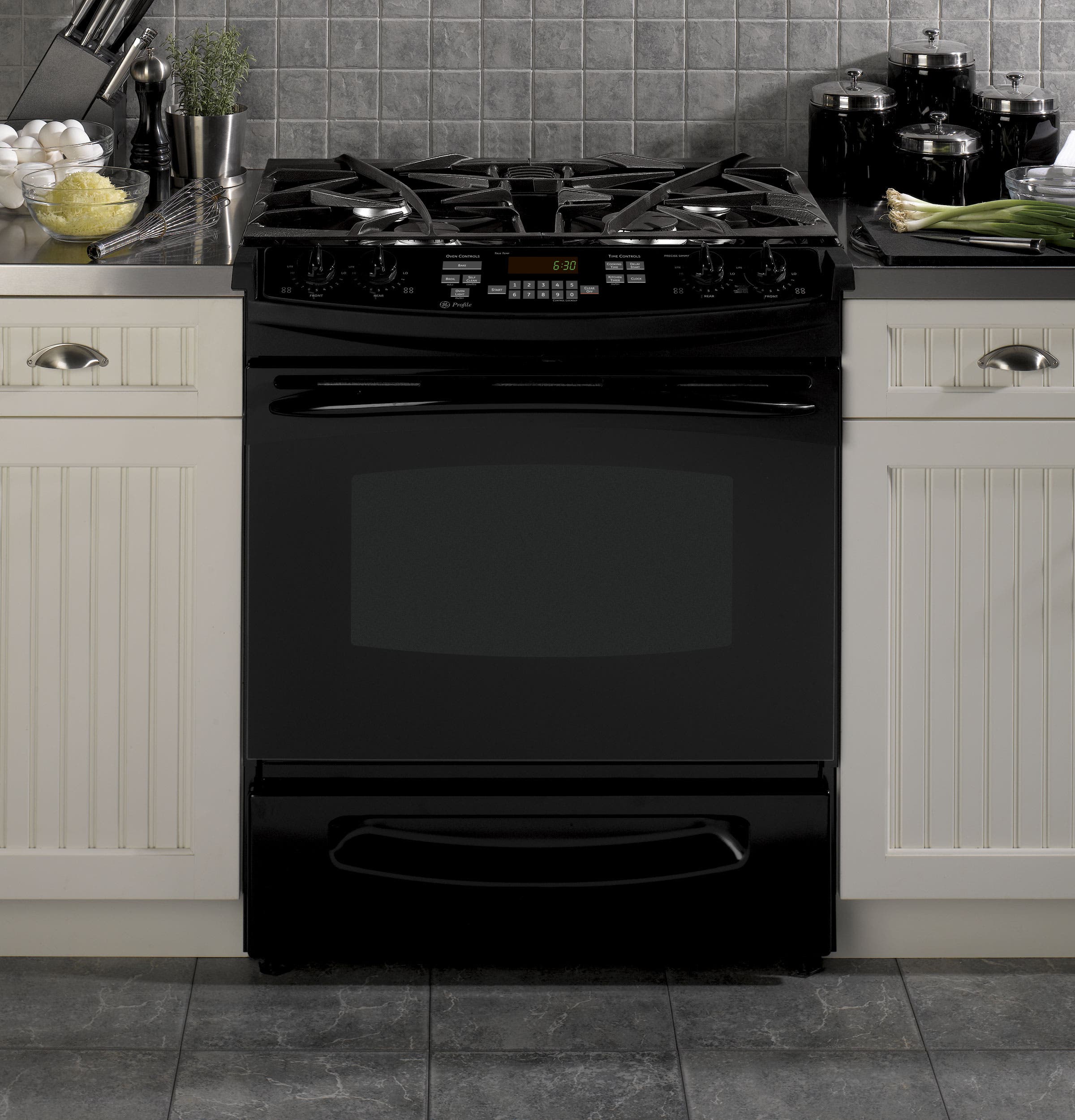 GE PGS908DEPBB Black