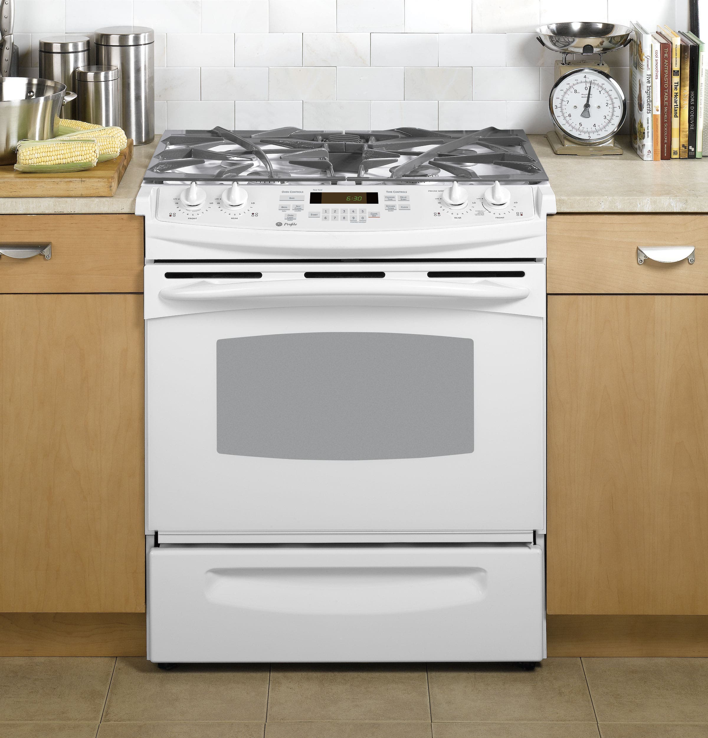 GE PGS908DEPWW White