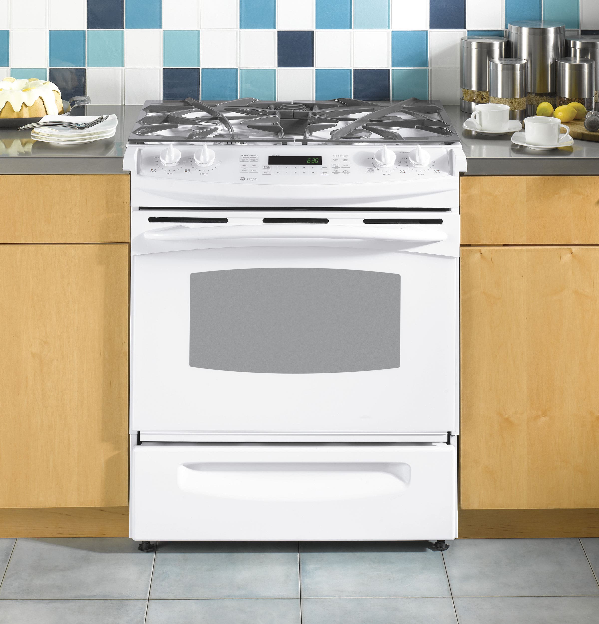 GE PGS975DEPWW White