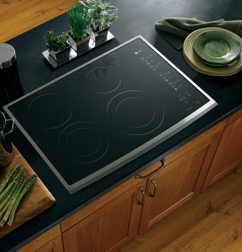 GE PP950SMSS Black Surface with Stainless Steel Trim
