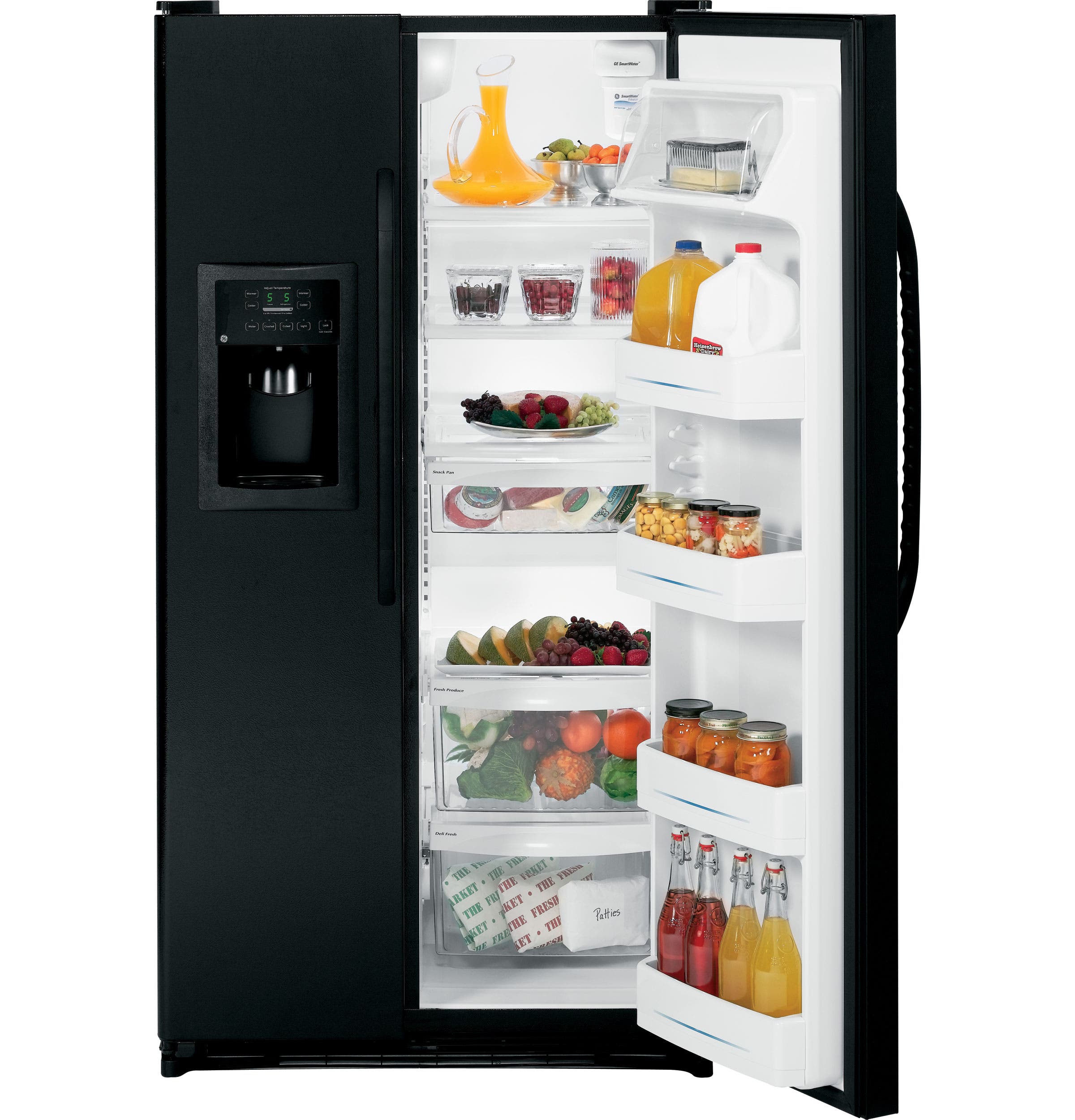 GE GSH25JFXBB Black