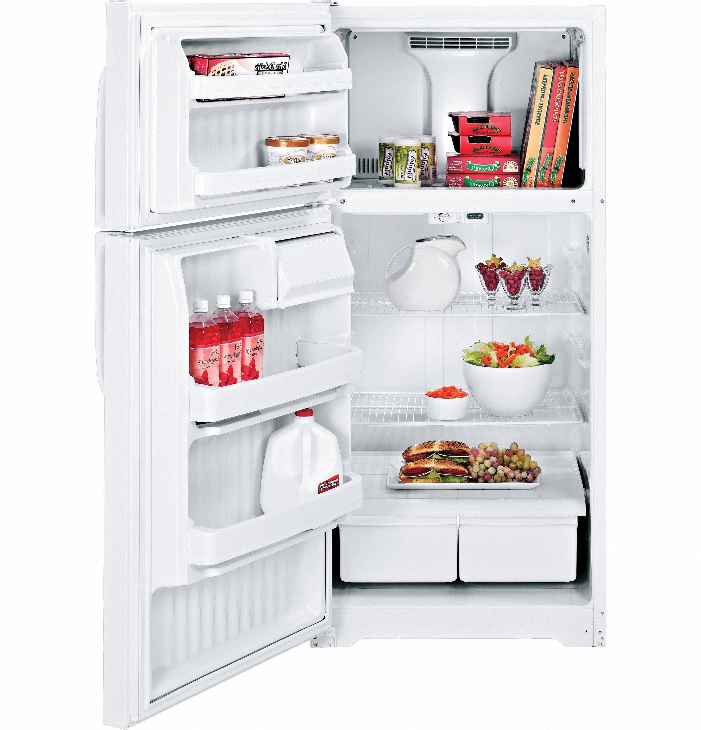 GE GTH16BBXLWW White Left Hand Door Swing