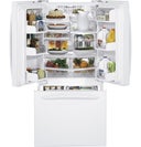 22.2 cu. ft. French Door Refrigerator with 4 Adjustable Glass Shelves, Internal Water Dispenser, Multi-level Slide 'n Store System and Freshness Center