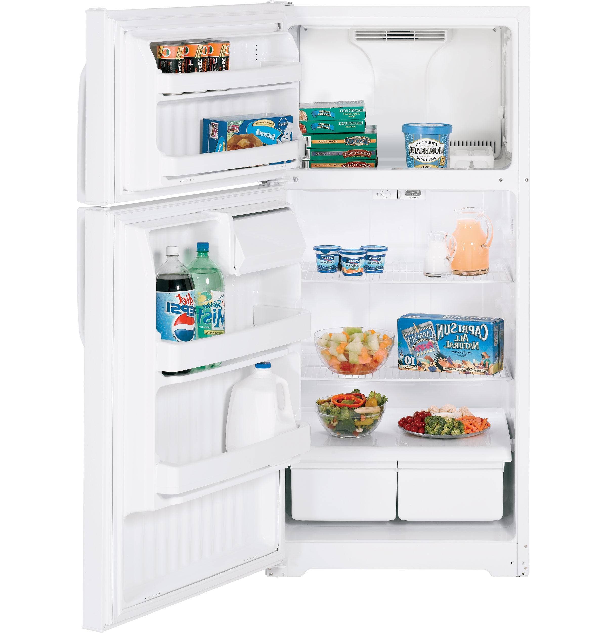 GE GTS16BBSLWW White, Left Hinge Door Swing