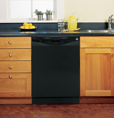 GE GLD4400NBB Black on Black