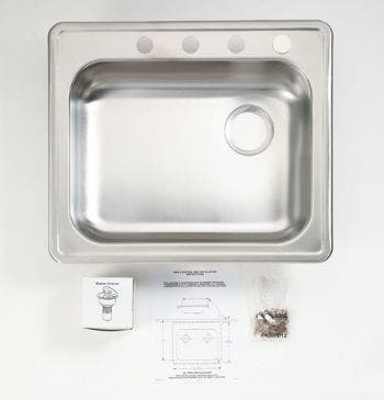 GE GPF95 Single Bowl - Right Side Drain