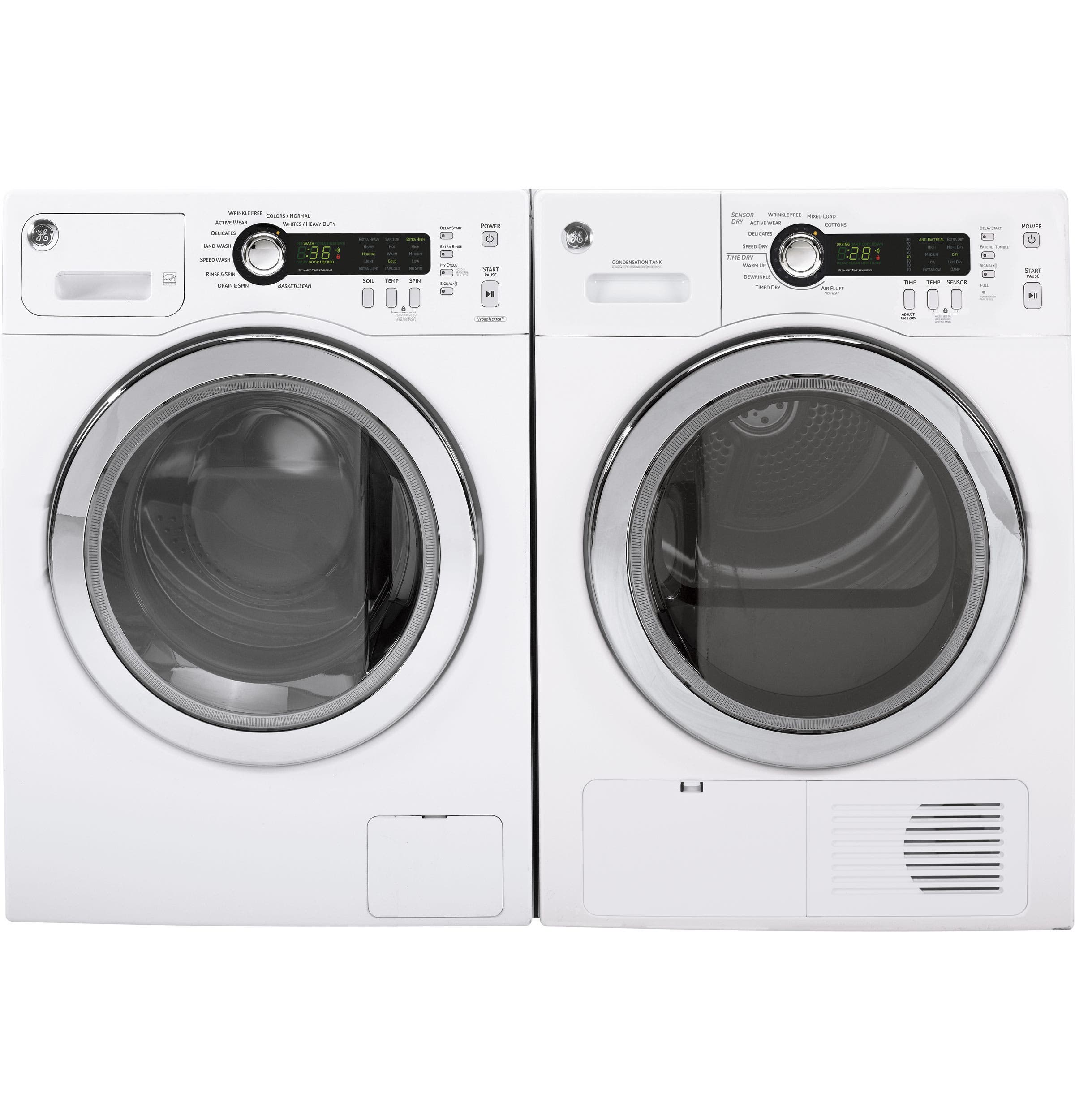GE WCVH4800KWW White