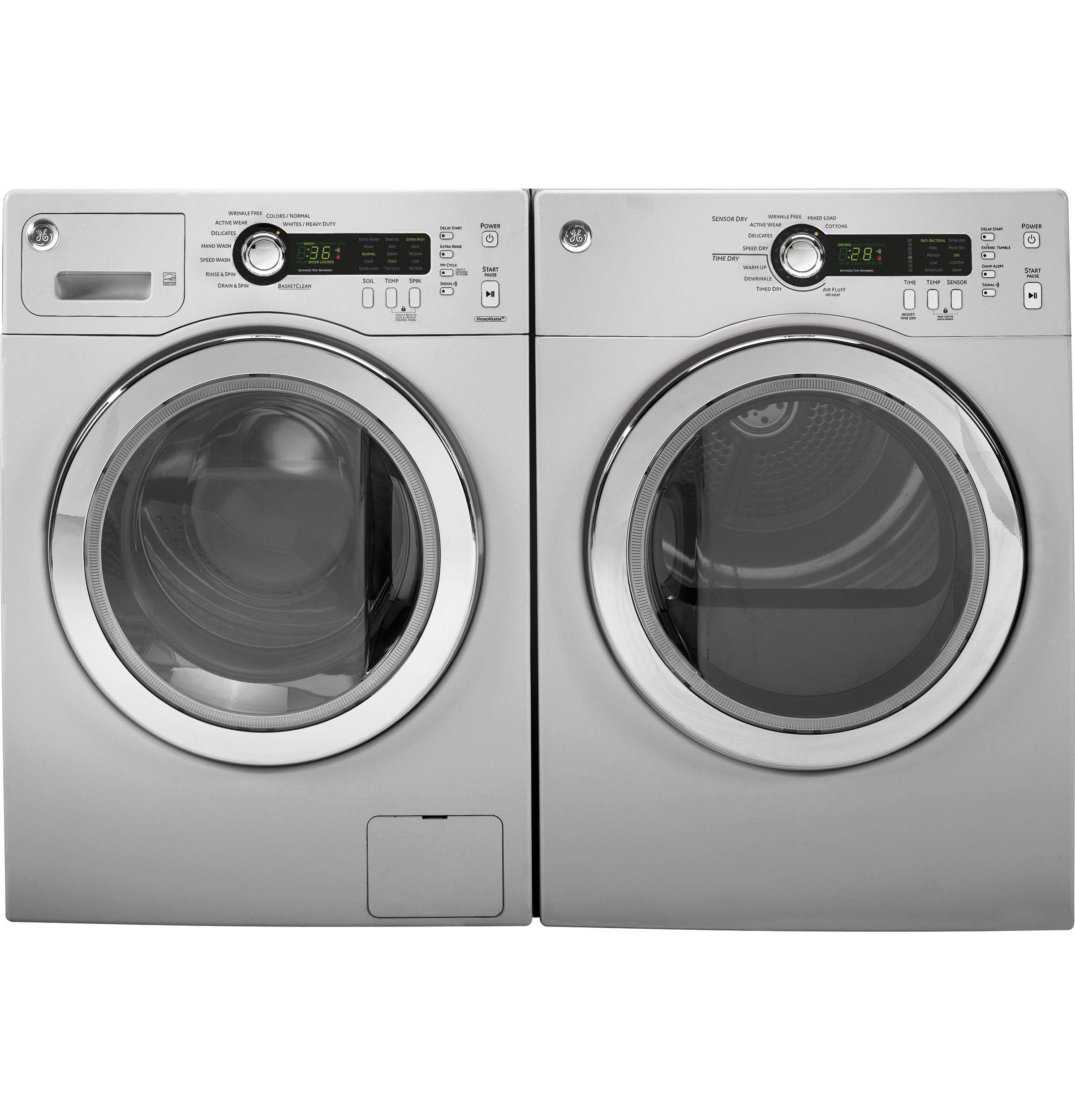 GE WCVH4815KMS Metallic Silver