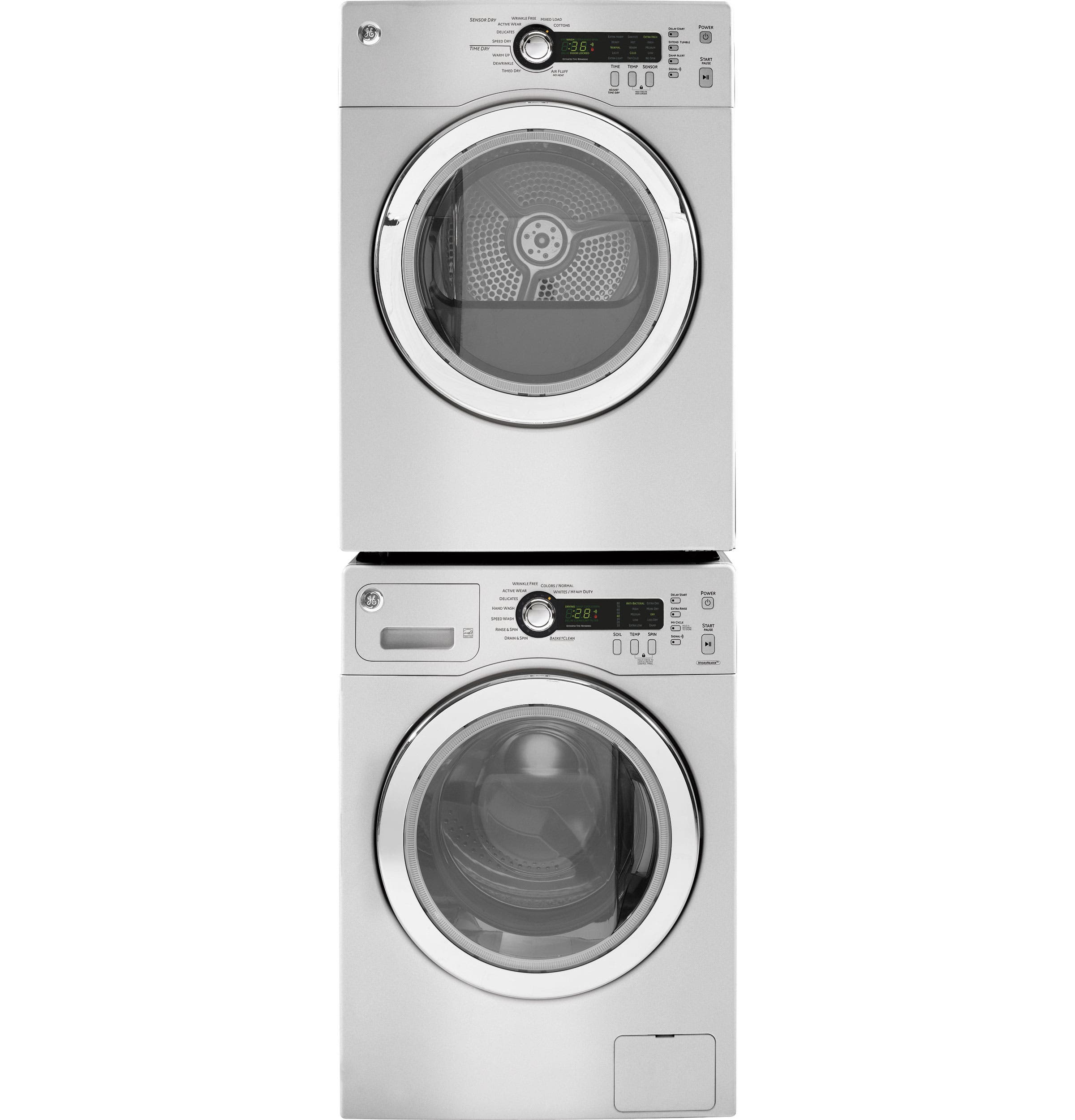 GE WCVH4815KMS Metallic Silver